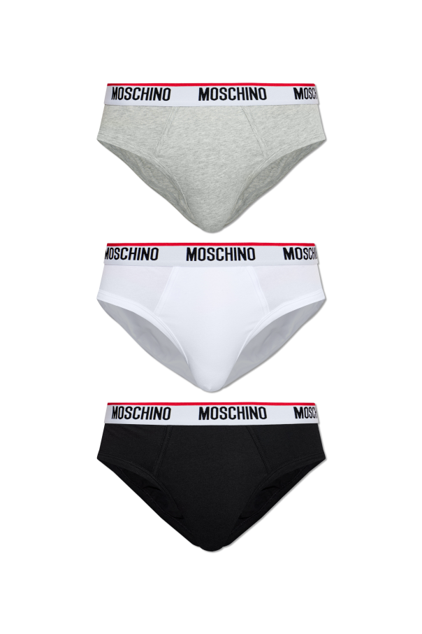 3-pack of cotton briefs od Moschino