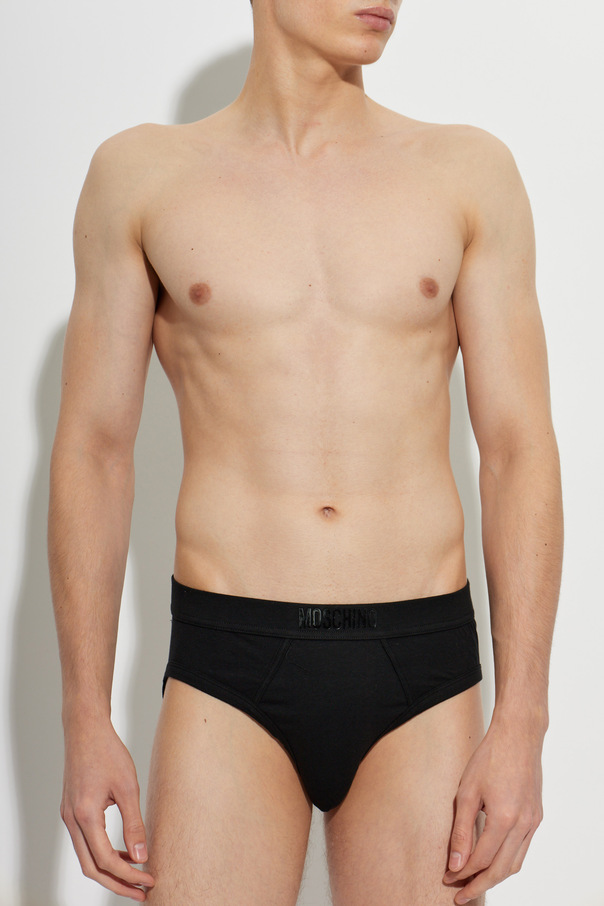 Moschino Three-pack briefs with logo