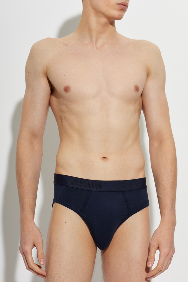 Moschino Logo briefs twin pack