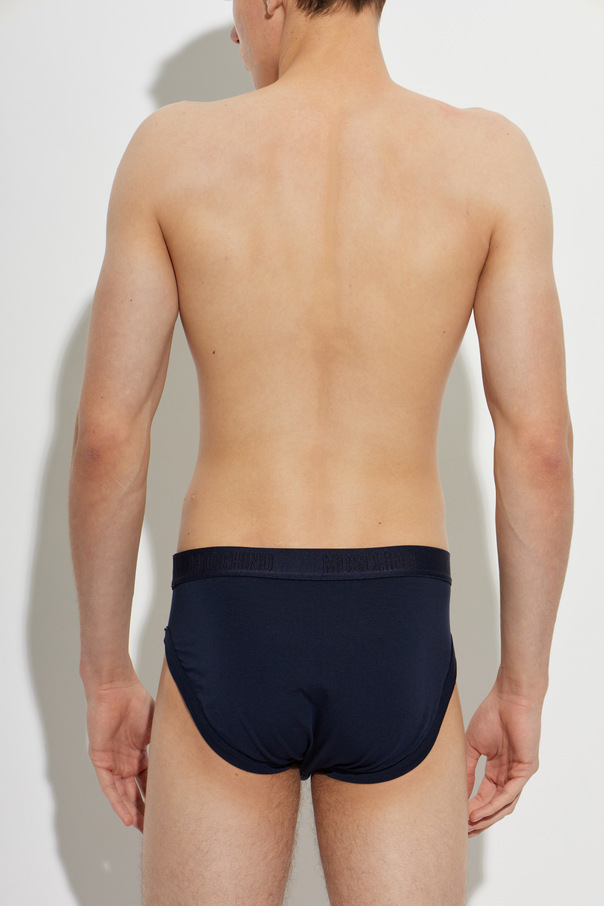 Moschino Logo briefs twin pack
