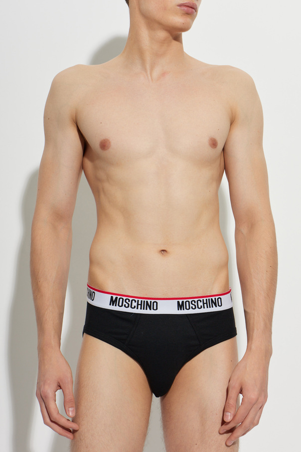 Moschino Logo briefs three-pack