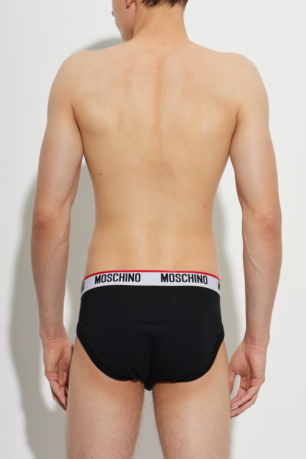 Moschino Logo briefs three-pack