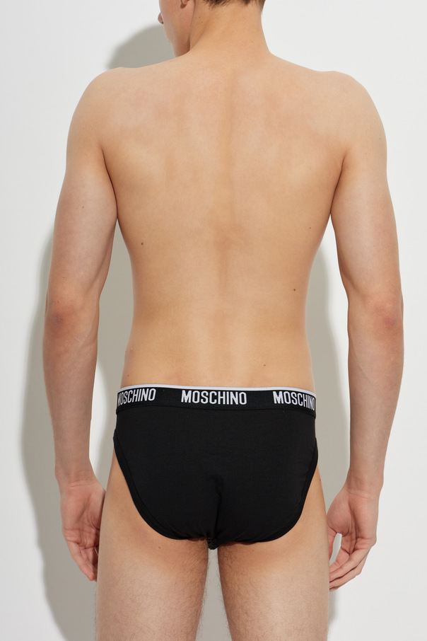 Moschino Three-pack of briefs with logo