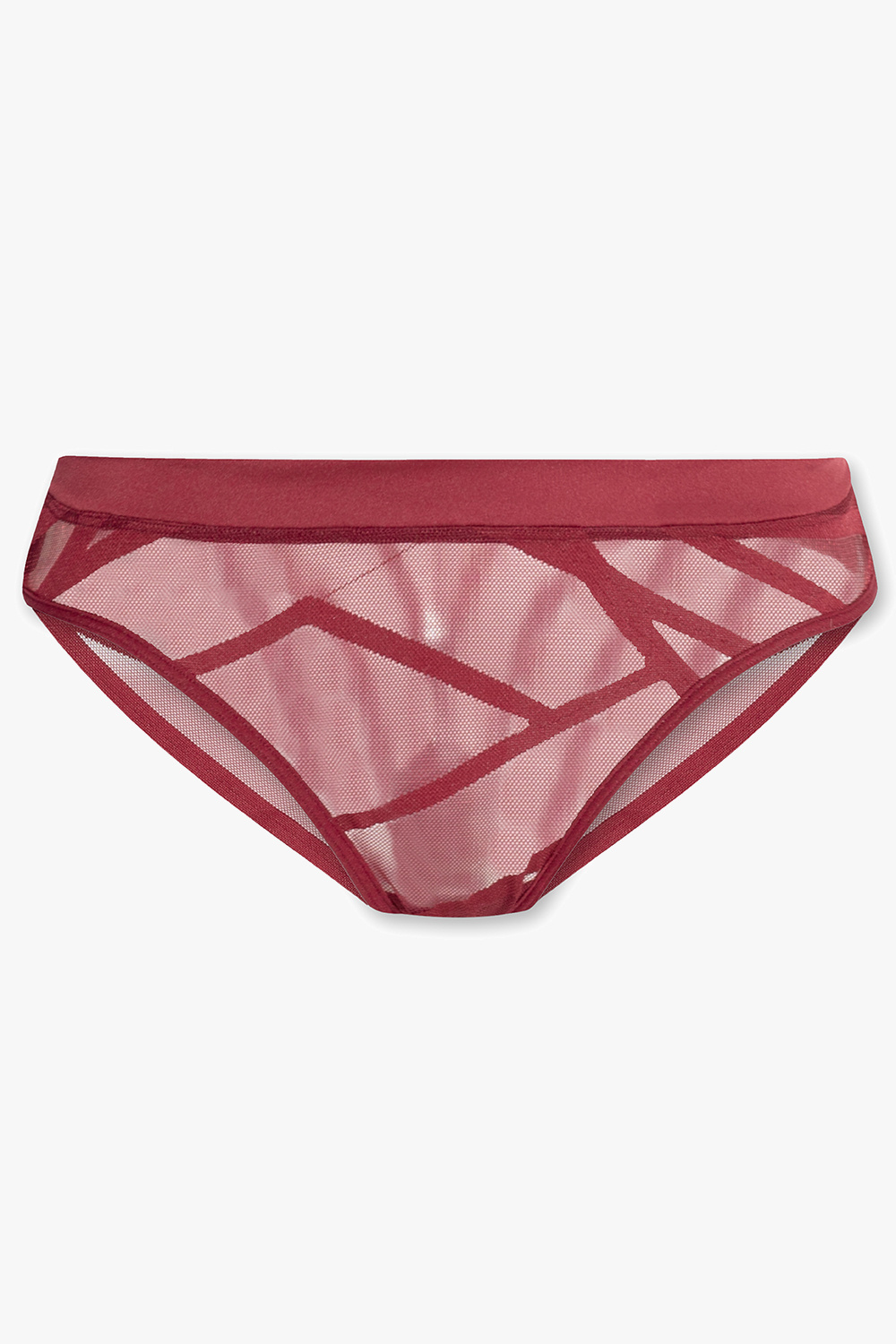 The Illusionist cabernet red lingerie  Marlies Dekkers designer bras &  briefs