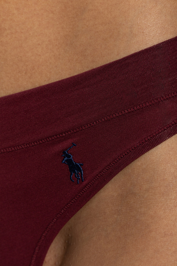 Polo Ralph Lauren Bavlněné tanga s vyšitým logem