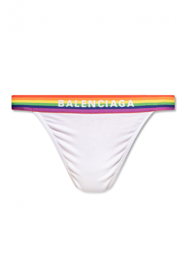 Balenciaga Thong with logo