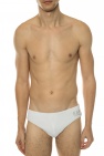 EA7 Emporio Armani WHITE Branded swimming briefs