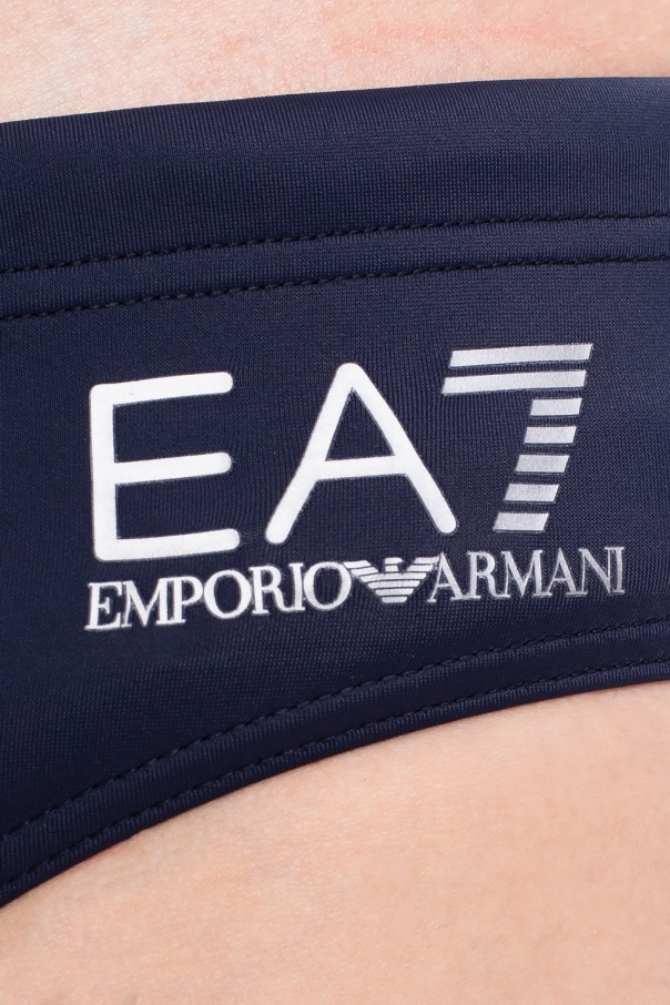 EA7 Emporio Armani Emporio Armani Kids Kapuzenjacke mit Logo
