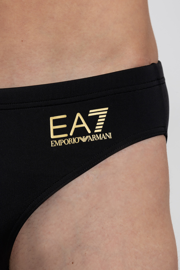 EA7 Emporio Armani Emporio Armani logo-embellished bikini