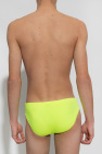 EA7 Emporio Armani neon Swim shorts with logo