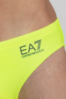 EA7 Emporio Armani neon Swim shorts with logo