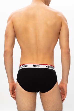 Moschino MOSCHINO LOGO BRIEFS 3-PACK