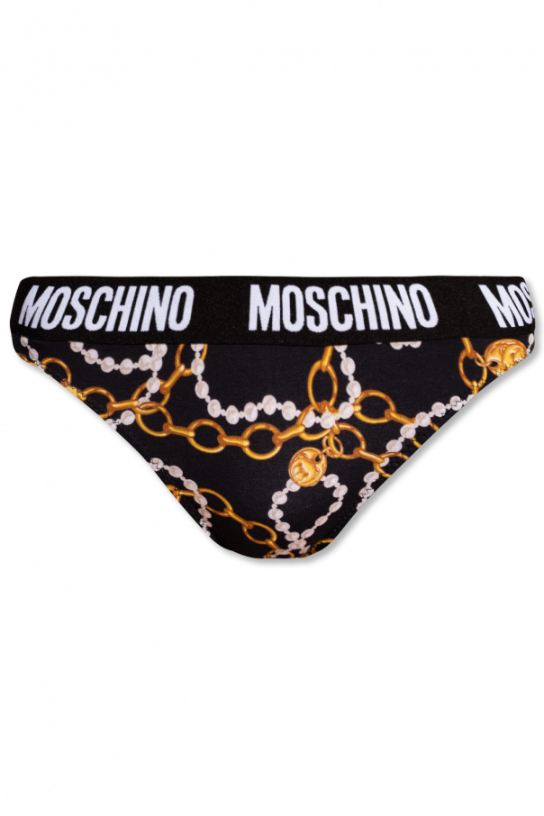 Moschino Printed thong