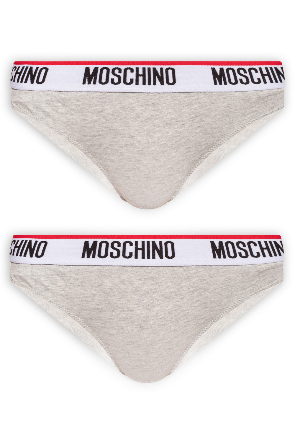 White Branded thong 2-pack Moschino - Vitkac Italy