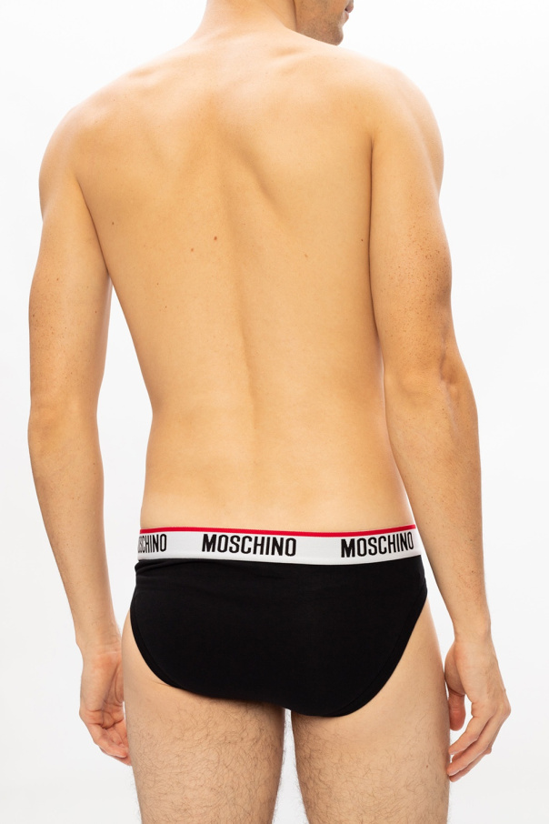 Moschino Logo briefs 2-pack