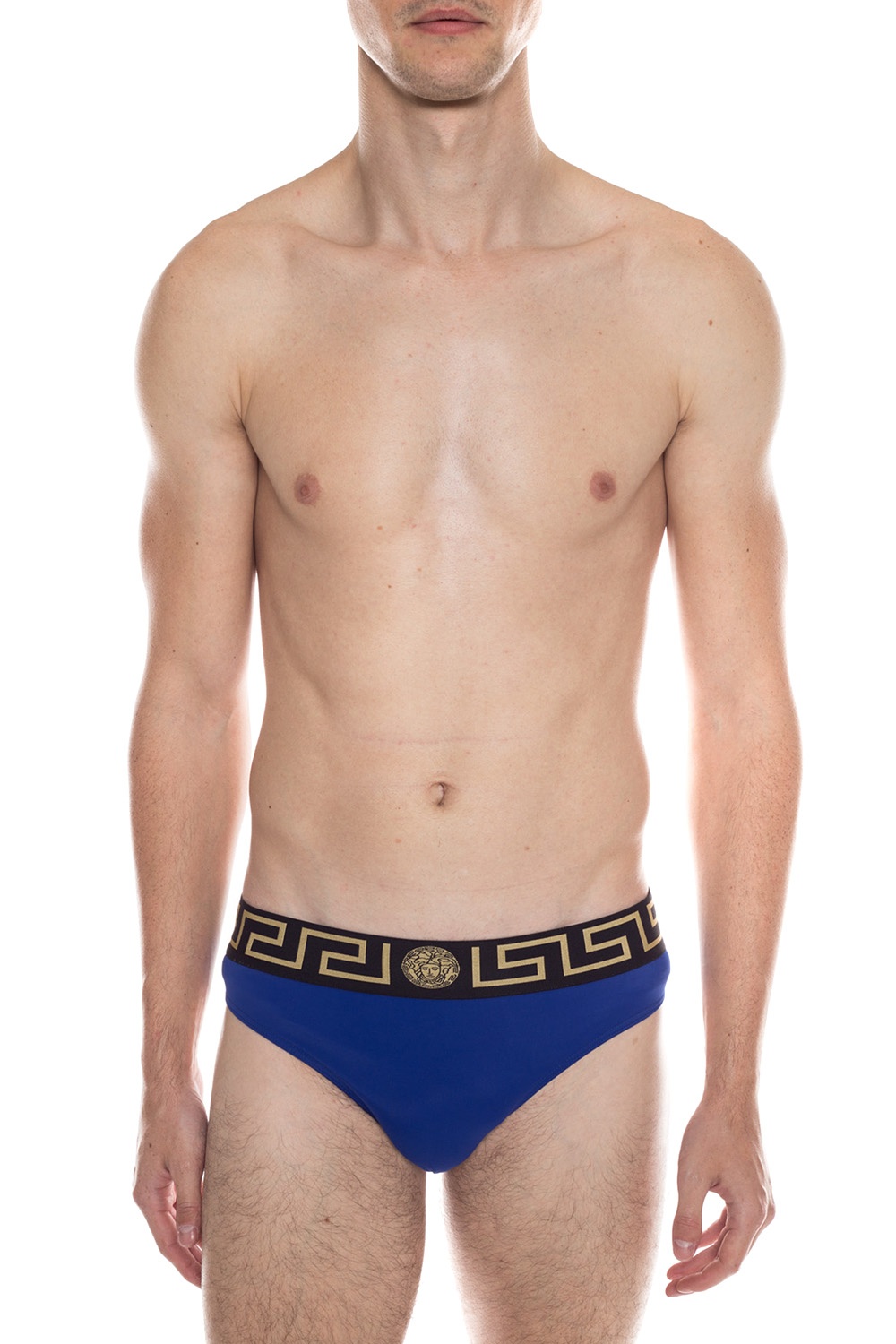 Versace Greek key swim shorts