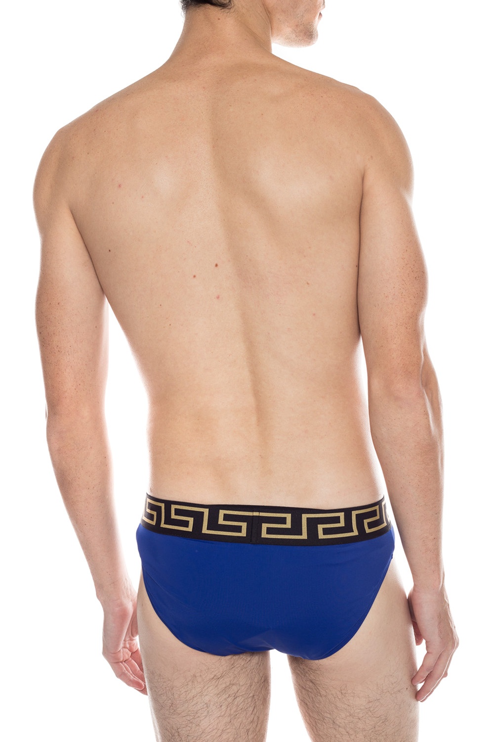 Versace Greek key swim shorts