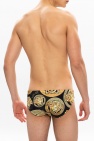 Versace BLACK Swimming briefs with logo
