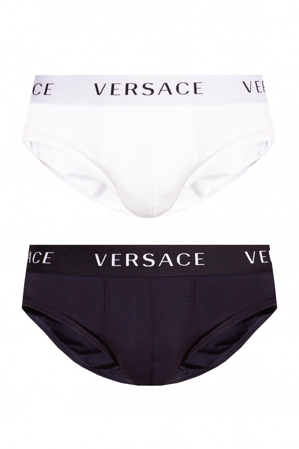 Versace Logo briefs 2-pack