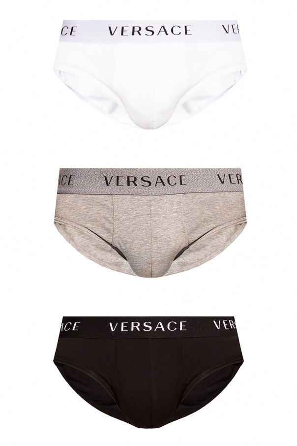 Logo briefs 3-pack Versace - Vitkac Spain