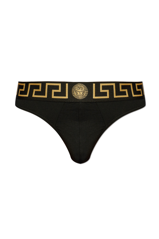Versace Cotton Thong Panties