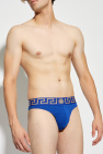 Versace BLUE Cotton Thongs