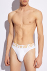 Versace WHITE Thong with Medusa head