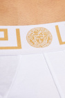 Versace WHITE Thong with Medusa head