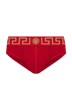 Cotton briefs with logo