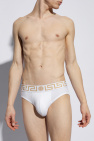 Versace WHITE Branded briefs 2-pack