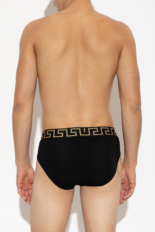 Versace Pack de tres slips de algodón