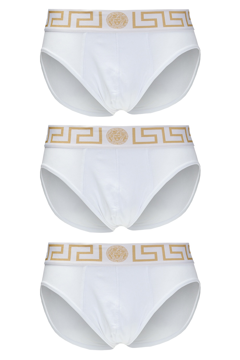 White Greek key motif jockstrap Versace - Vitkac Canada