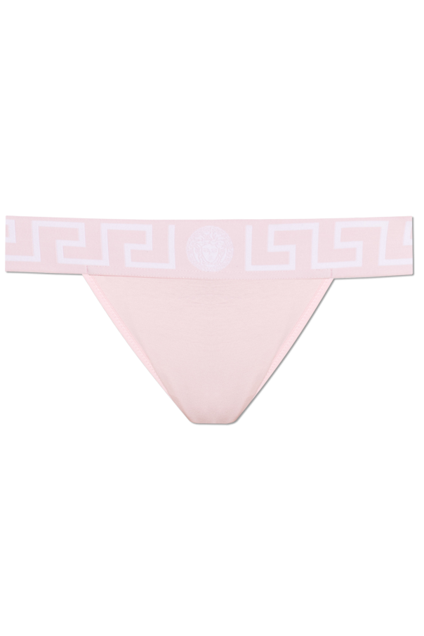 Versace Cotton thongs