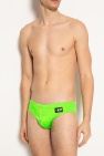 Diesel neon Swim briefs with logo
