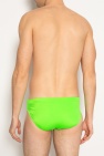 Diesel neon Swim briefs with logo