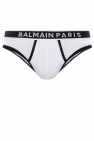 Balmain logo-print short-sleeve top