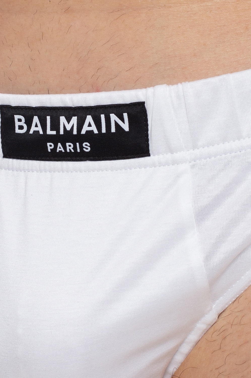 balmain Flat Briefs with logo