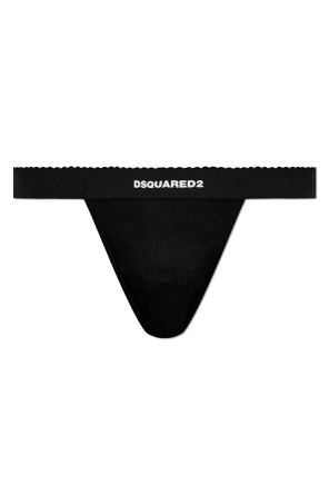 Thongs with logo