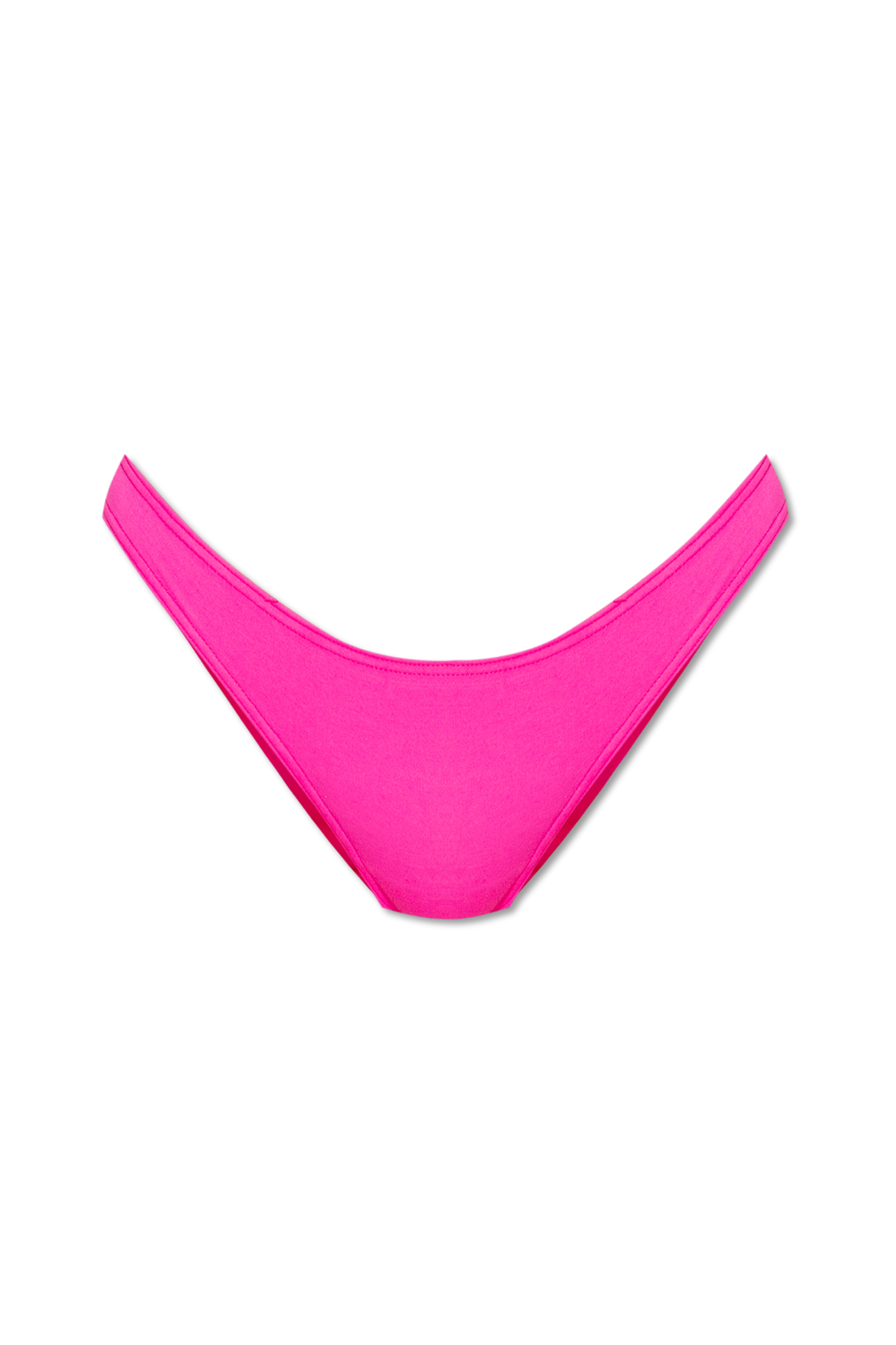 Pink Side Boob Scoop Neck Bikini Top