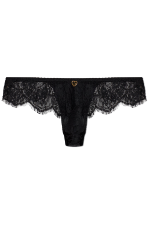 Silk panties with lace