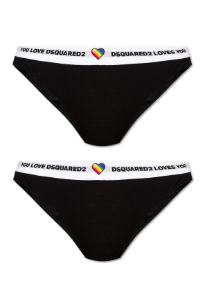 Dsquared2 logo briefs twin-pack