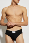Dsquared2 BLACK Cotton briefs with logo