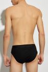 Dsquared2 BLACK Cotton briefs with logo