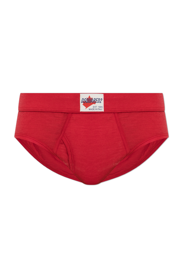 Wool briefs with logo od Dsquared2