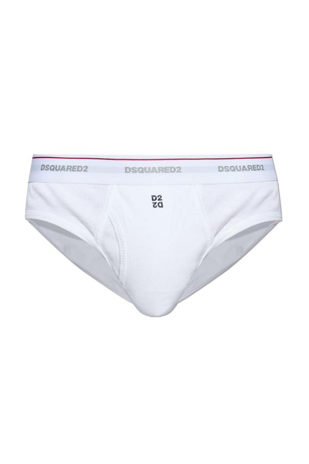 Ribbed briefs with logo od Dsquared2