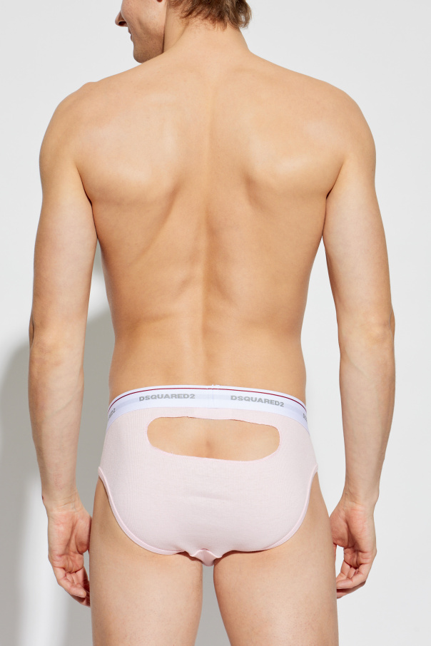 Dsquared2 Baumwoll-Slips mit Logo