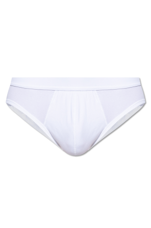 Cotton briefs with logo