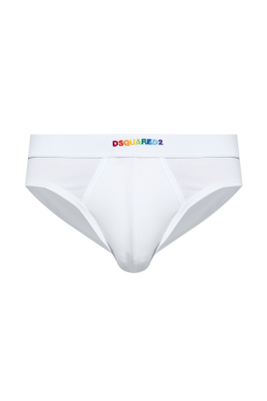 Cotton briefs with logo
