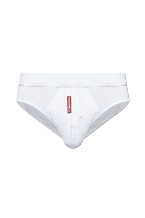 Cotton briefs with logo