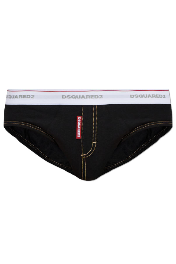Cotton briefs with logo od Dsquared2